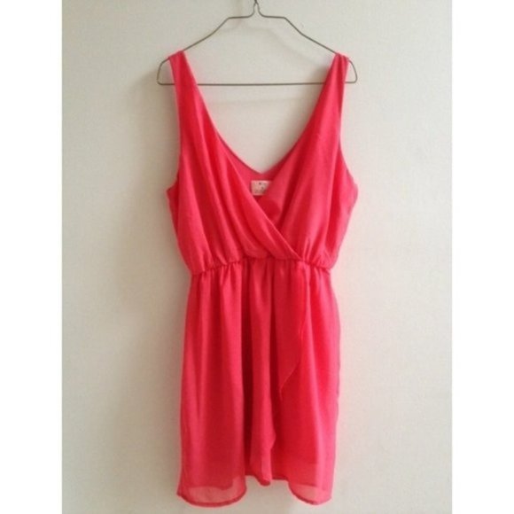 Pins & Needles Bright Pink Red Summer Dress - Picture 4 of 4